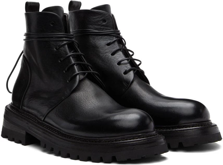 商品Marsèll|Black Carrucola Lace-Up Boots,价格¥7325,第4张图片详细描述