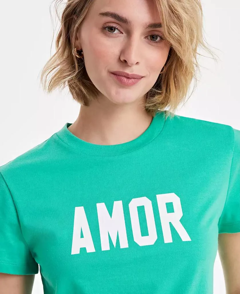 商品On 34th|Women's Amor Short-Sleeve Crewneck Tee, Exclusively at Macy's,价格¥110,第3张图片详细描述