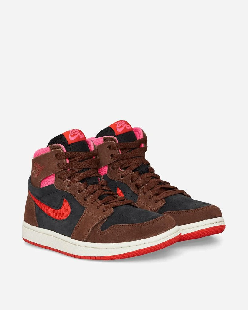 商品Jordan|WMNS Air Jordan 1 Zoom Air CMFT 2 Sneakers Cacao Wow / Black / Hyper Pink / Picante Red,价格¥1284,第3张图片详细描述