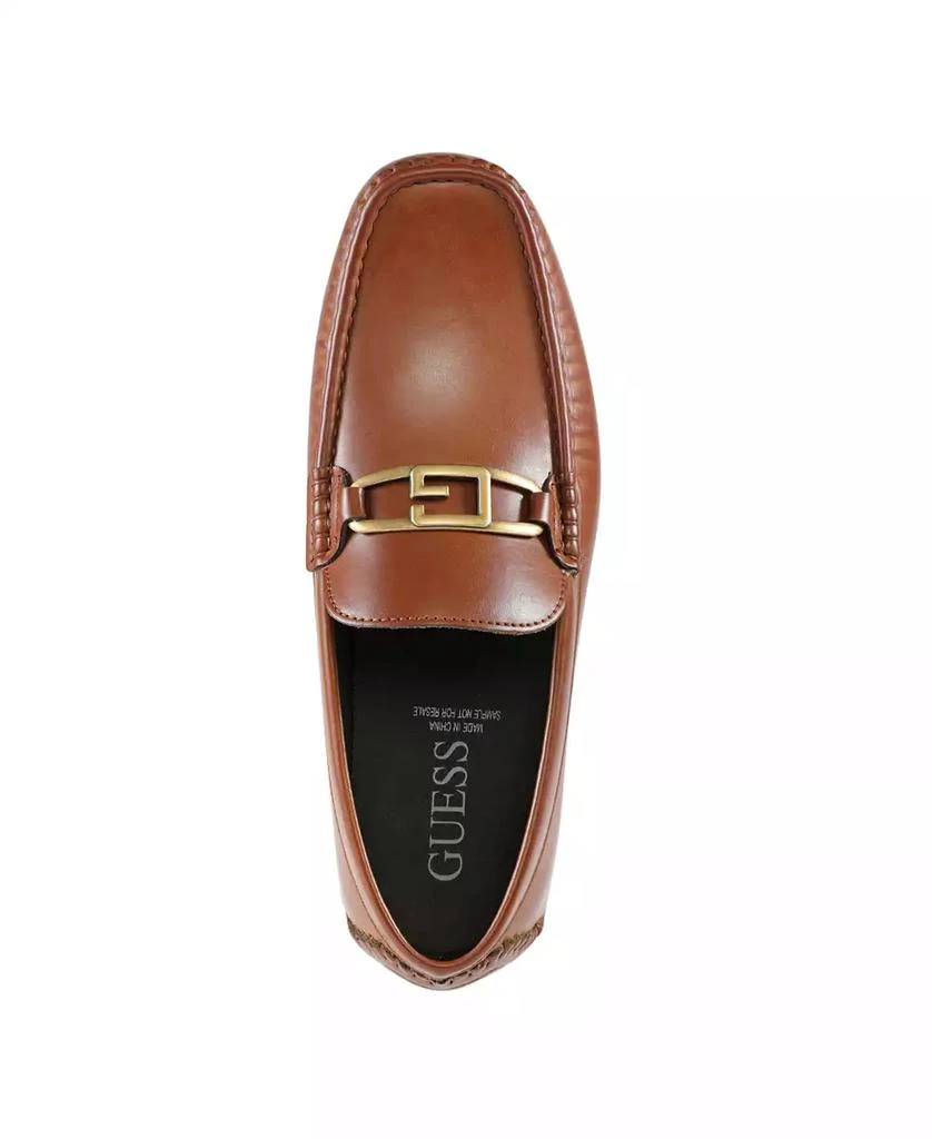 商品GUESS|Men's Amar Ornamented Moc Toe Driving Loafers,价格¥331,第4张图片详细描述