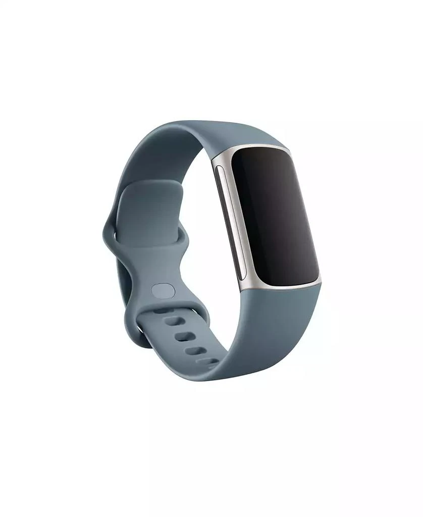 商品Fitbit|Charge 5 Blue Silicone Band Fitness and Health Tracker,价格¥1116,第4张图片详细描述