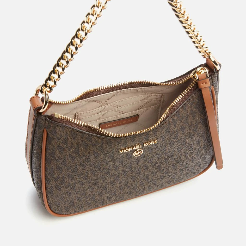 商品Michael Kors|MICHAEL Michael Kors Women's Jet Set Charm Small Chain Pouchette - Brn/Acorn,价格¥1145,第5张图片详细描述