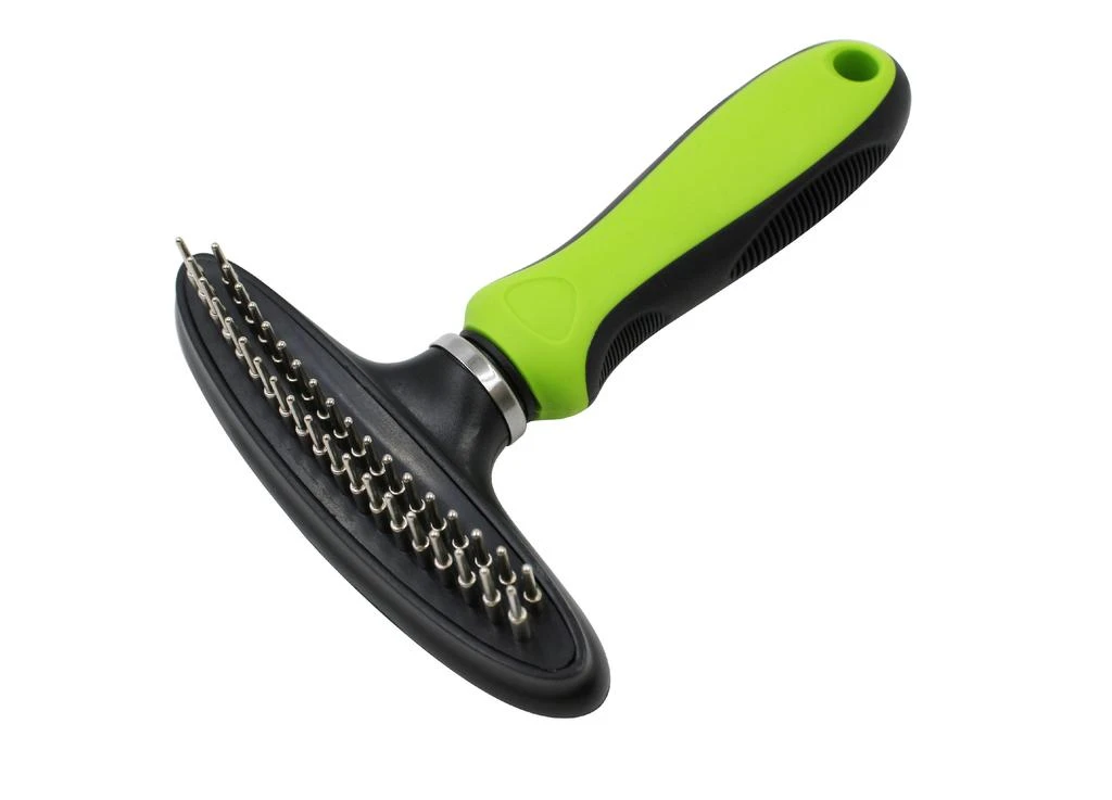 商品Pet Life|Flex Series Dual-Row Grooming Rake Pet Comb,价格¥150,第5张图片详细描述