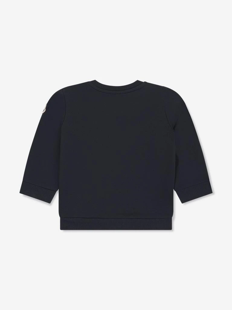 商品Moncler|Moncler Enfant Baby Boys Logo Sweatshirt in Navy,价格¥1817,第2张图片详细描述