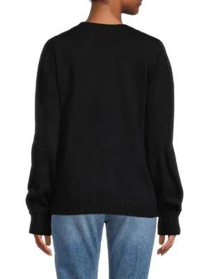 商品Karl Lagerfeld Paris|​Fuzzy Choupette Motif Sweater,价格¥446,第4张图片详细描述