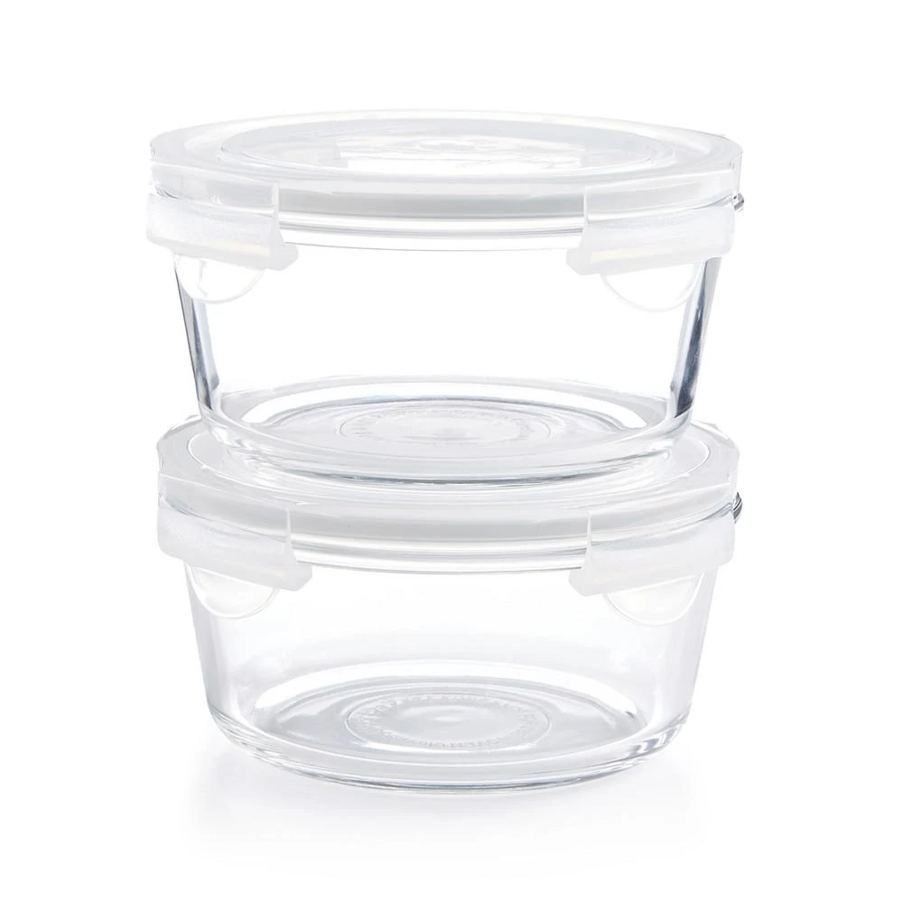 商品Martha Stewart|圆形玻璃收纳存储4件套 - 梅西独售,价格¥260,第1张图片