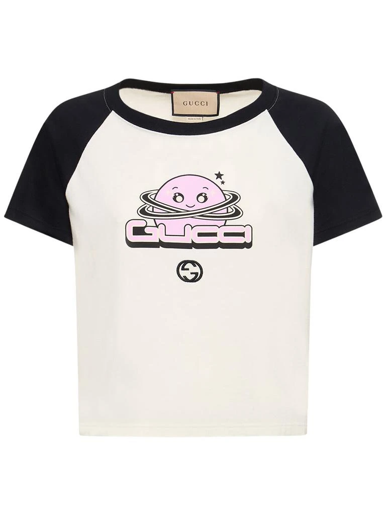 商品Gucci|Cotton Jersey T-shirt,价格¥4234,第1张图片