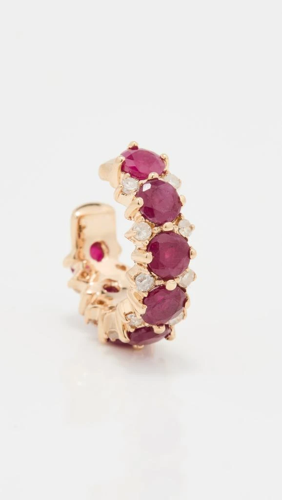 商品Adina Reyter|Adina Reyter Amalfi 红宝石和钻石耳骨夹,价格¥6777,第1张图片