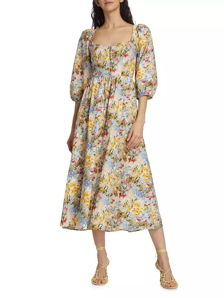 商品Reformation|Countryside Floral Midi Dress,价格¥1004,第2张图片详细描述