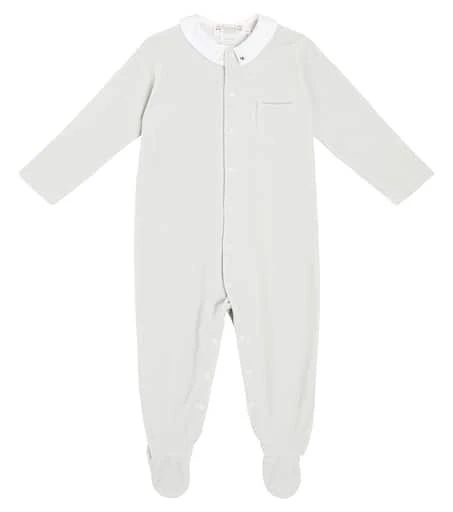 商品Bonpoint|Baby Tilouan cotton velvet onesie,价格¥1016,第1张图片