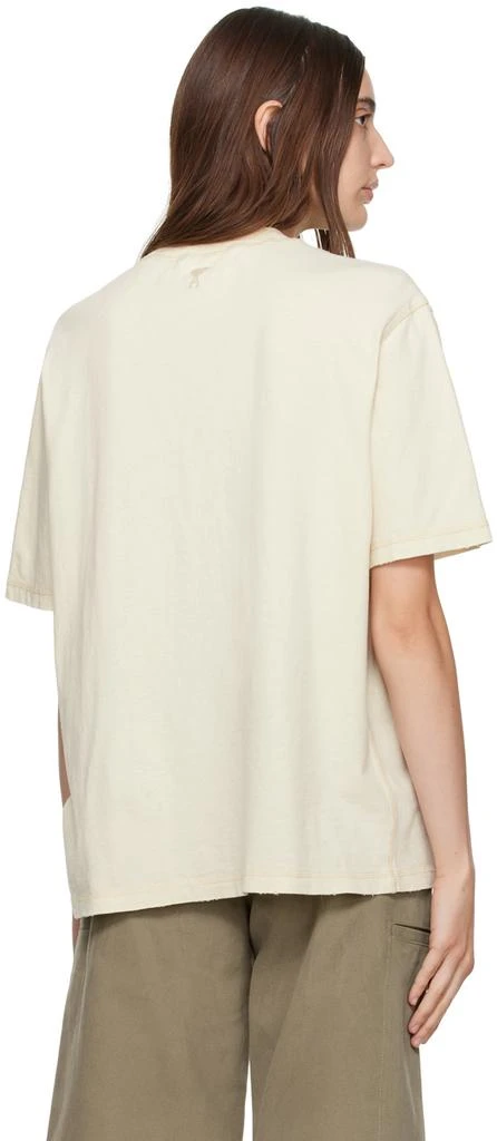 商品AMI|Beige Fade Out T-Shirt,价格¥674,第3张图片详细描述