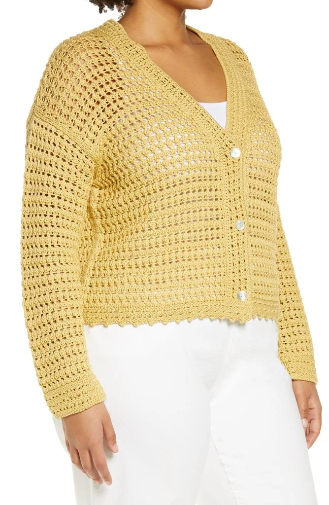 商品Vince|Crochet Cotton Cardigan,价格¥242,第3张图片详细描述