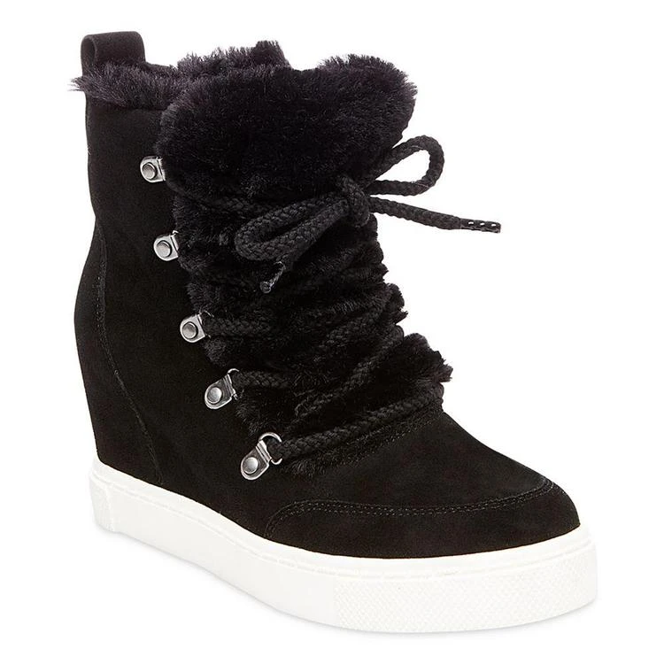 商品Steve Madden|Women's Lift Lace-Up Wedge Sneakers,价格¥259,第1张图片