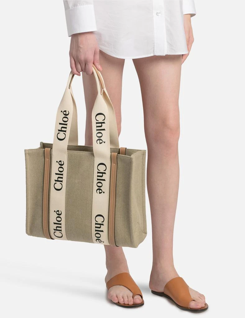 商品Chloé|Medium Woody Tote Bag,价格¥9760,第5张图片详细描述