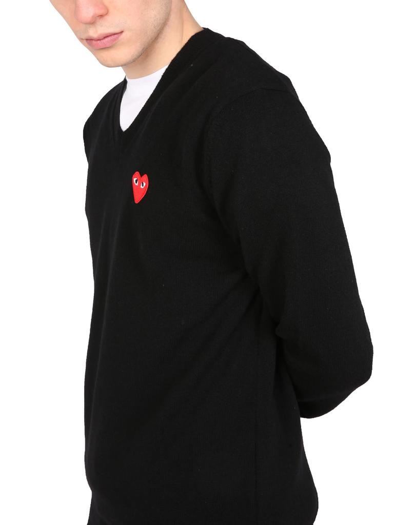 Comme des Garçons Play Jersey With Logo Embroidery商品第4张图片规格展示