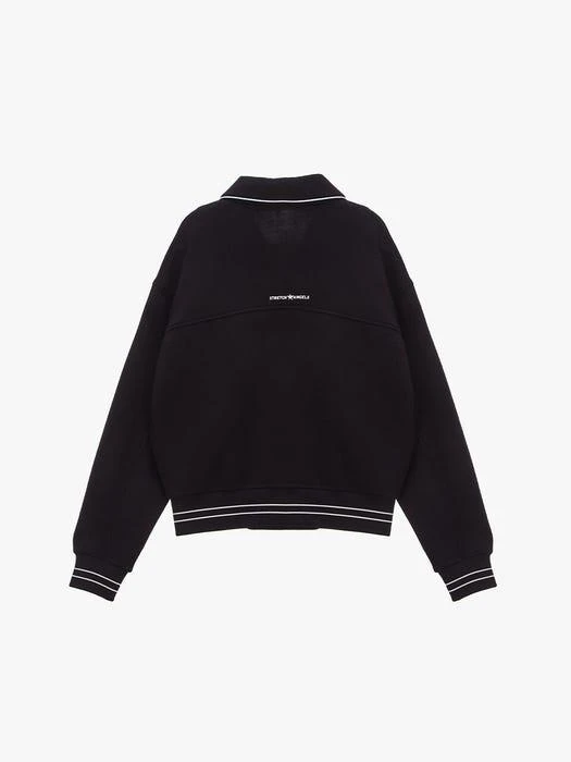 商品STRETCH ANGELS|Basic Baseball Jumper_Black,价格¥1594,第3张图片详细描述