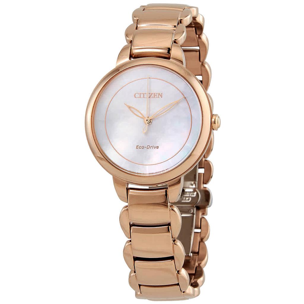 Citizen Eco-Drive Ladies Mother of Pearl Watch EM0673-83D商品第1张图片规格展示