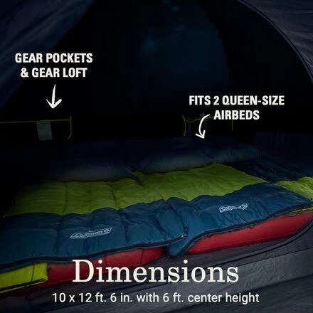 商品Coleman|Skydome Screen Room Tent: 6-Person 3-Season,价格¥3209,第5张图片详细描述