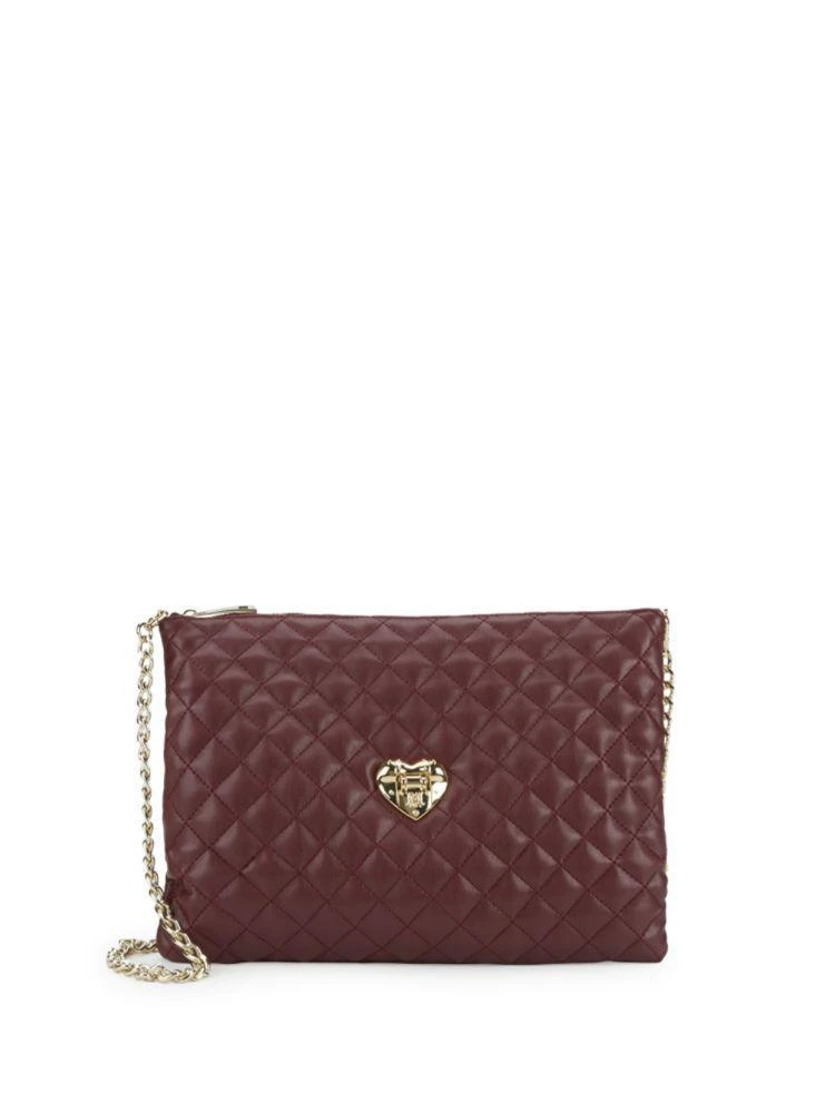 商品Moschino|Love Moschino Quilted Faux Leather Crossbody Bag,价格¥551,第1张图片