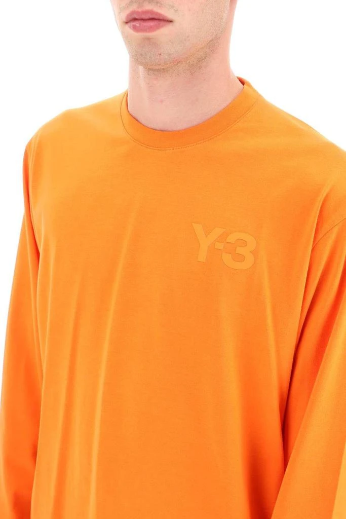 商品Y-3|LOGO PRINT LONG SLEEVE T-SHIRT,价格¥437,第5张图片详细描述