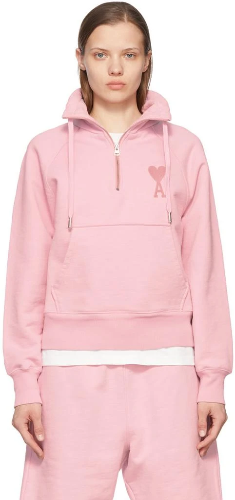 商品AMI|女式 粉色 Ami De Cœur 卫衣,价格¥1093,第1张图片