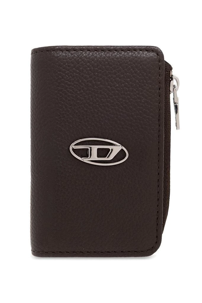 商品Diesel|Diesel L-Zip Key Logo-Plaque Zipped Wallet,价格¥317,第1张图片