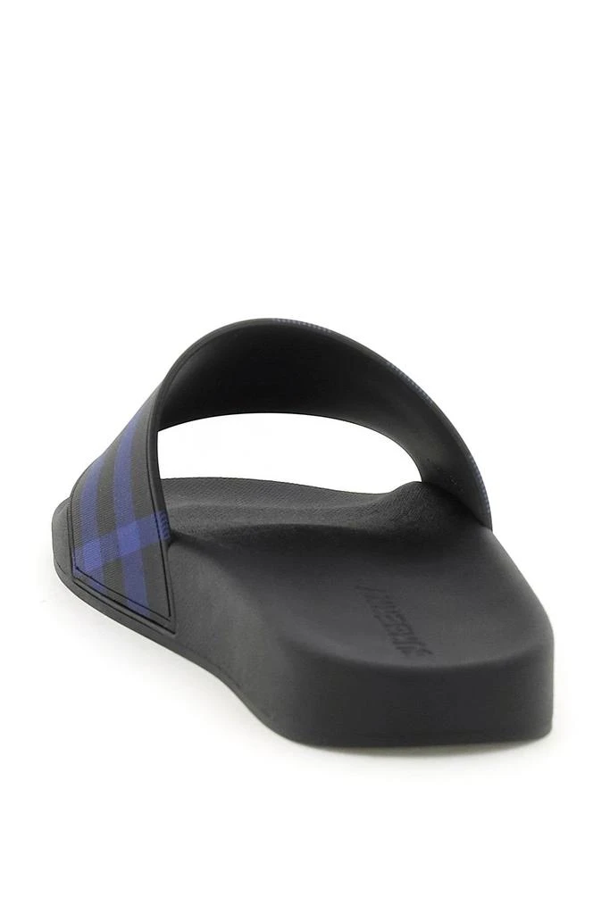 商品Burberry|Burberry check print rubber slides,价格¥1771,第3张图片详细描述