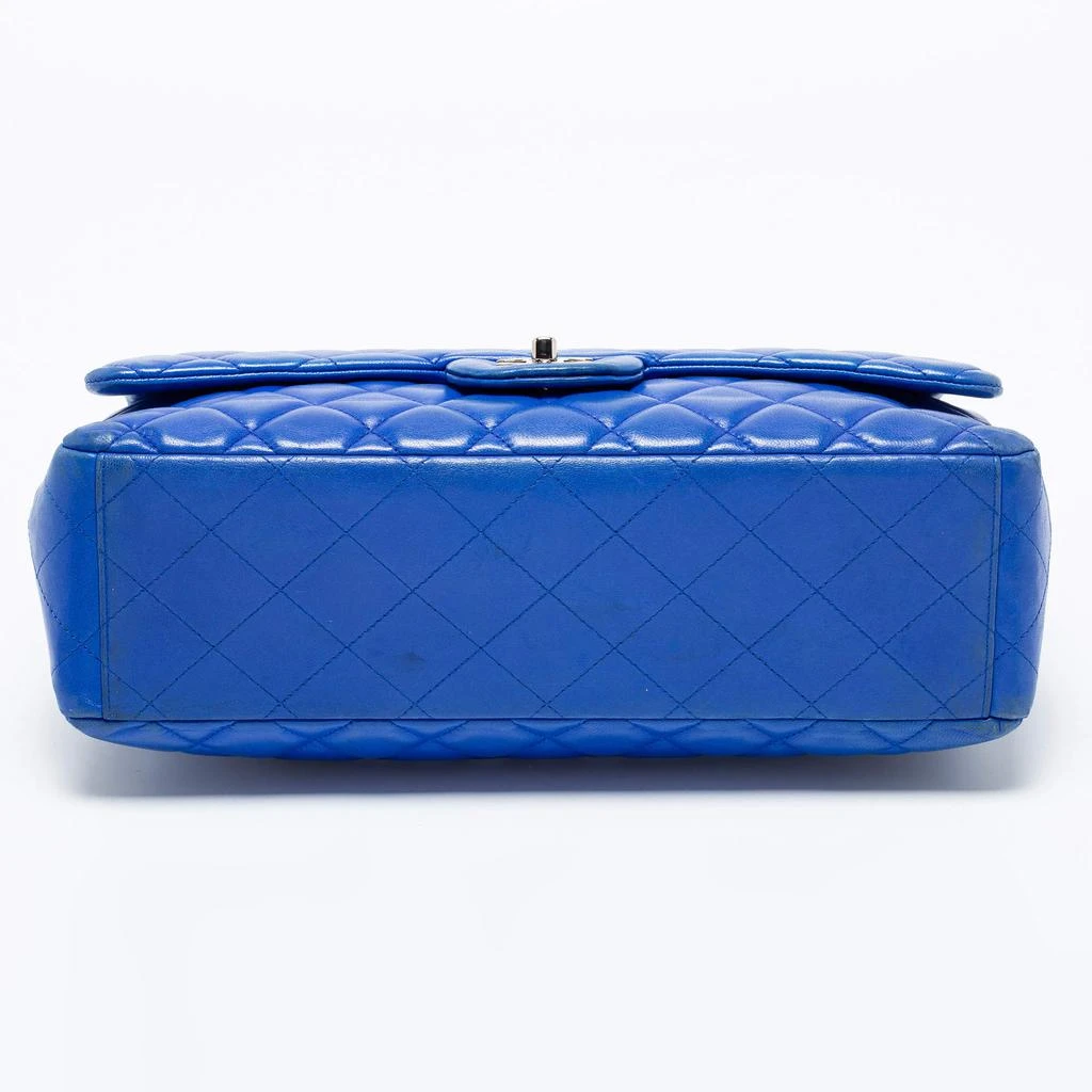 Chanel Blue Quilted Leather Maxi Classic Single Flap Shoulder Bag 商品