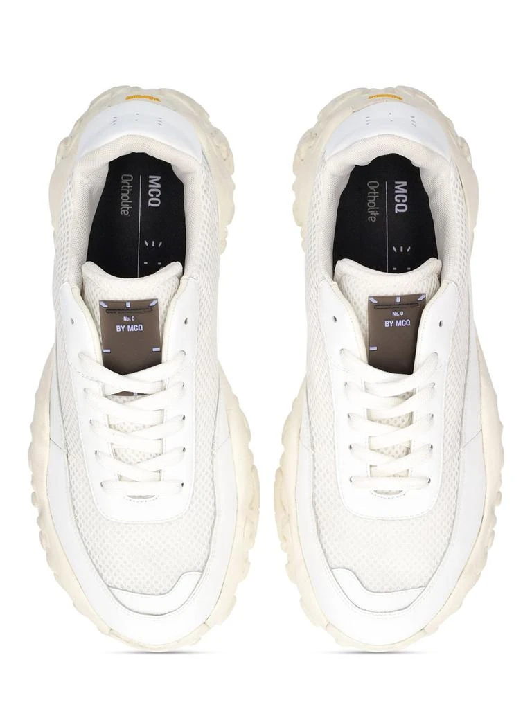 商品Alexander McQueen|Icon Zero Crimp Low Top Sneakers,价格¥1937,第4张图片详细描述