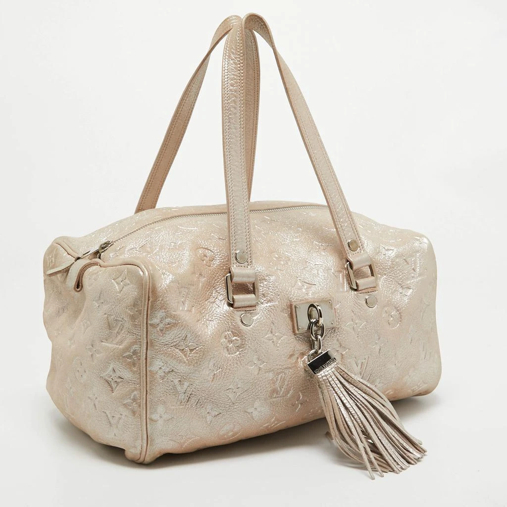 商品[二手商品] Louis Vuitton|Louis Vuitton Peach Monogram Shimmer Leather Limited Edition Comete Bag,价格¥3072,第3张图片详细描述