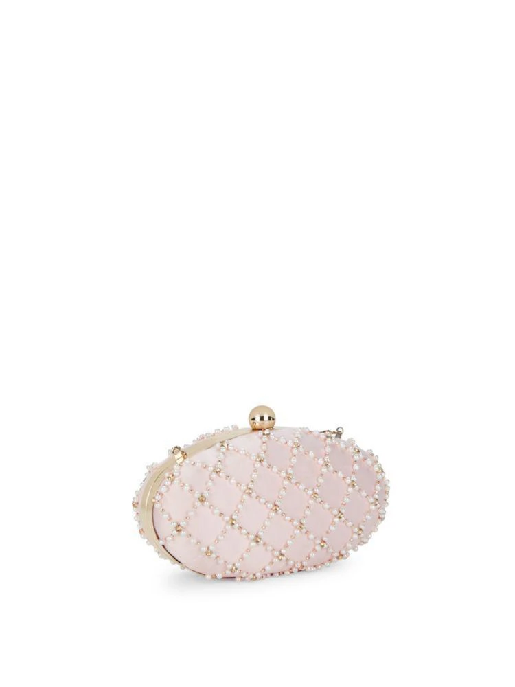 商品La Regale|Beaded Lattice Clutch,价格¥315,第4张图片详细描述