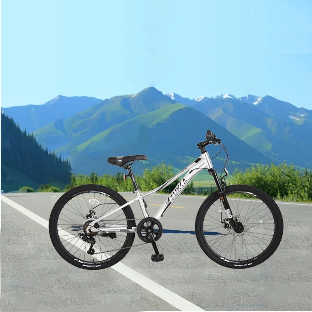 商品Simplie Fun|Mountain Bike for Girls and Boys Mountain 24 inch shimano 7-Speed bike,价格¥3850,第5张图片详细描述