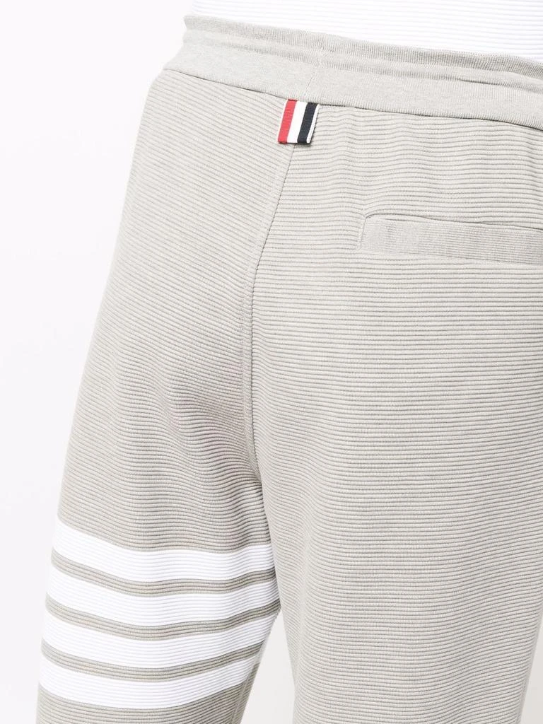 商品Thom Browne|THOM BROWNE MEN OTTOMAN RIB 4 BAR STRIPE TRACK PANTS,价格¥8326,第4张图片详细描述