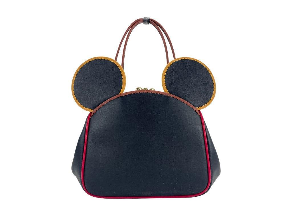 商品Coach|COACH (4720) Mickey Mouse X Keith Haring Small Leather Kisslock Crossbody Bag,价格¥3394,第1张图片