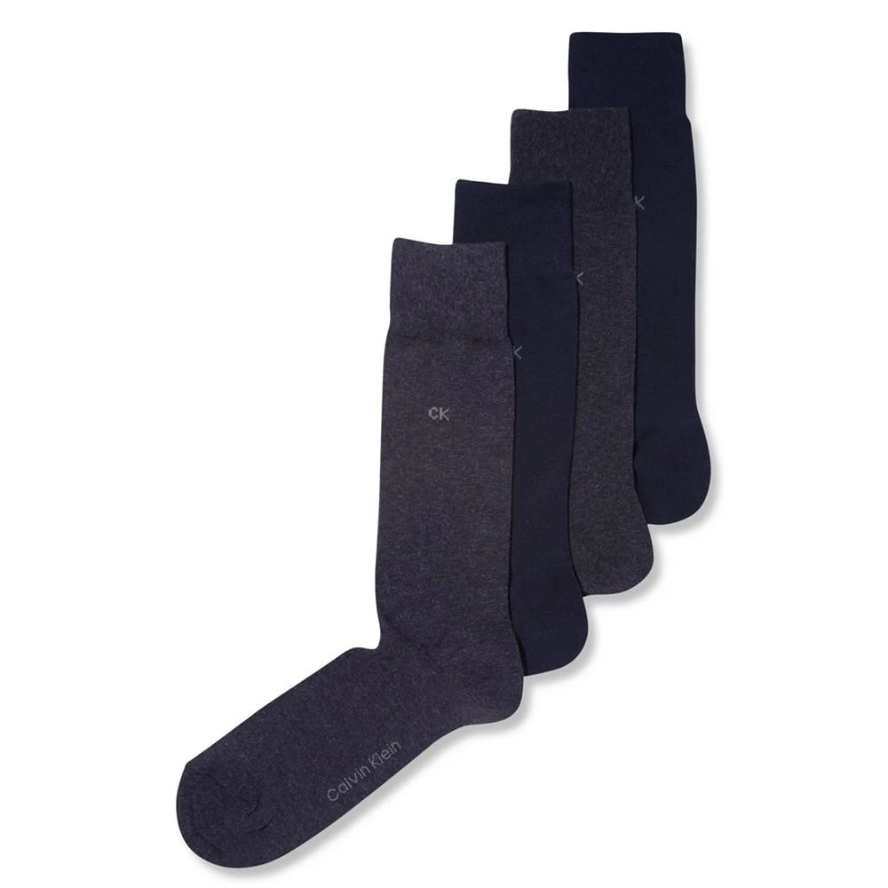 商品Calvin Klein|Men's Socks, 4 Pack Solid,价格¥135,第1张图片