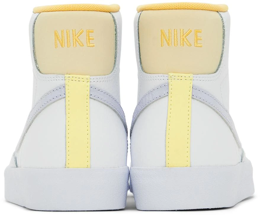 商品NIKE|Kids White & Purple Blazer Mid '77 Big Kids Sneakers,价格¥284,第2张图片详细描述