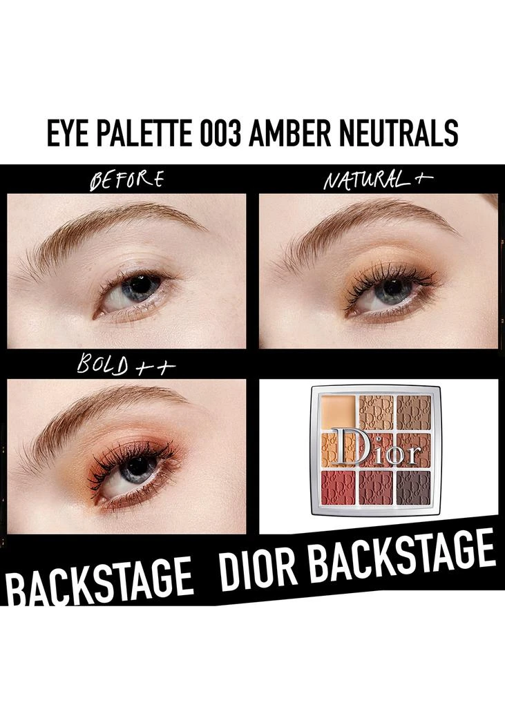 商品Dior|Dior Backstage Eye Palette Amber Neutrals 003,价格¥398,第3张图片详细描述