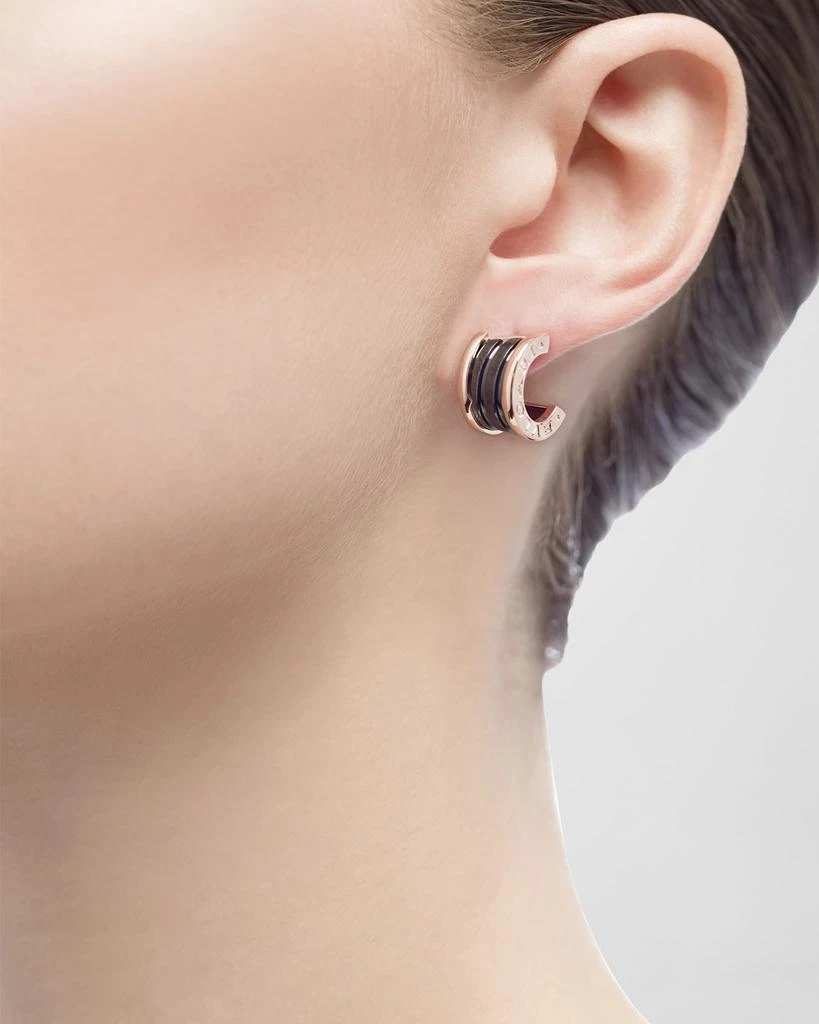 商品BVLGARI|B.Zero1 Black Ceramic Earrings,价格¥25219,第4张图片详细描述