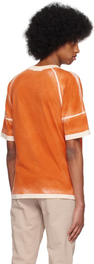 Orange Garment-Dyed T-Shirt商品第3张图片规格展示