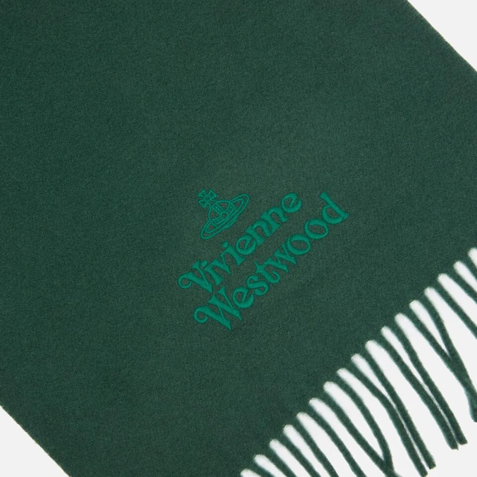商品Vivienne Westwood|Vivienne Westwood Embroidered Logo Wool Scarf,价格¥927,第3张图片详细描述