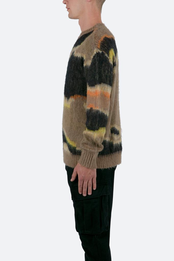 Big Camo Sweater - Olive商品第4张图片规格展示