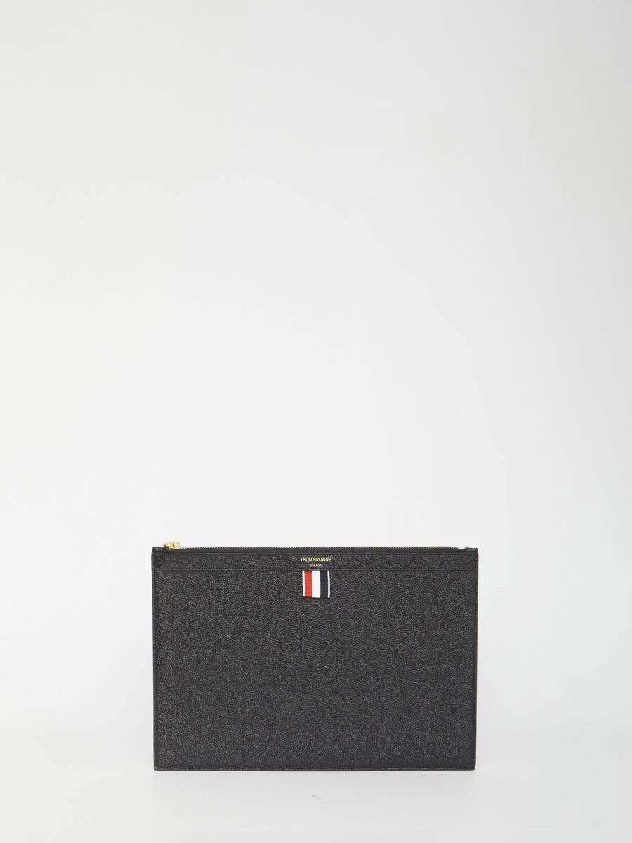 商品【商品预售7天】 Thom Browne|Thom Browne 男士手拿包 6138691MAC019L00198001 黑色,价格¥2994,第1张图片