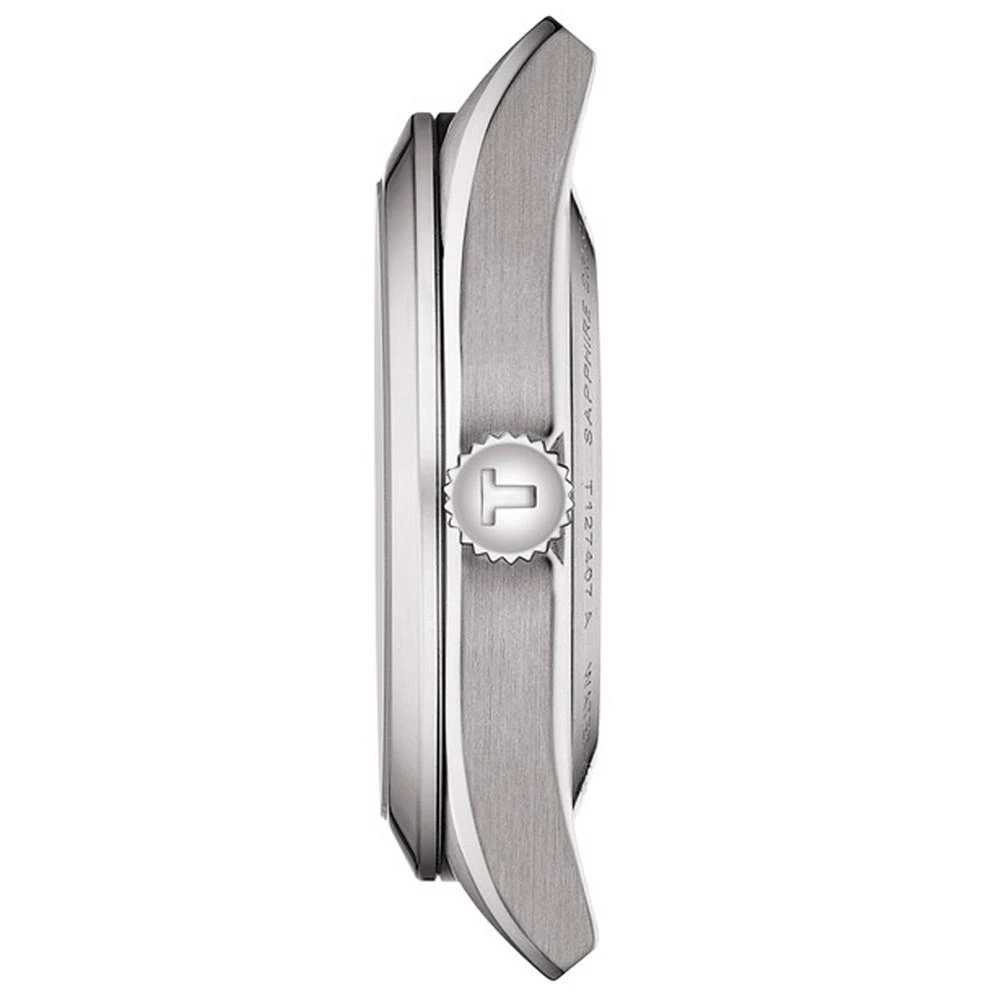 商品Tissot|Men's Swiss Automatic Gentleman Powermatic 80 Silicium Stainless Steel Bracelet Watch 40mm,价格¥5952,第2张图片详细描述