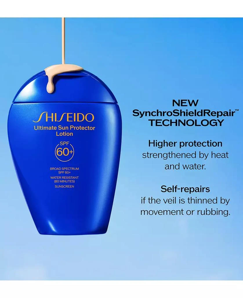 商品Shiseido|Ultimate Sun Protector Lotion SPF 60+, 150 ml,价格¥371,第2张图片详细描述