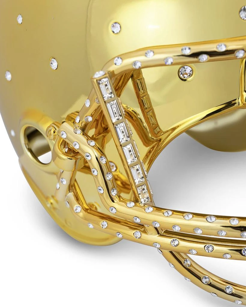 商品Crystamas|Golden Swarovski Football Helmet Decor,价格¥26980,第5张图片详细描述