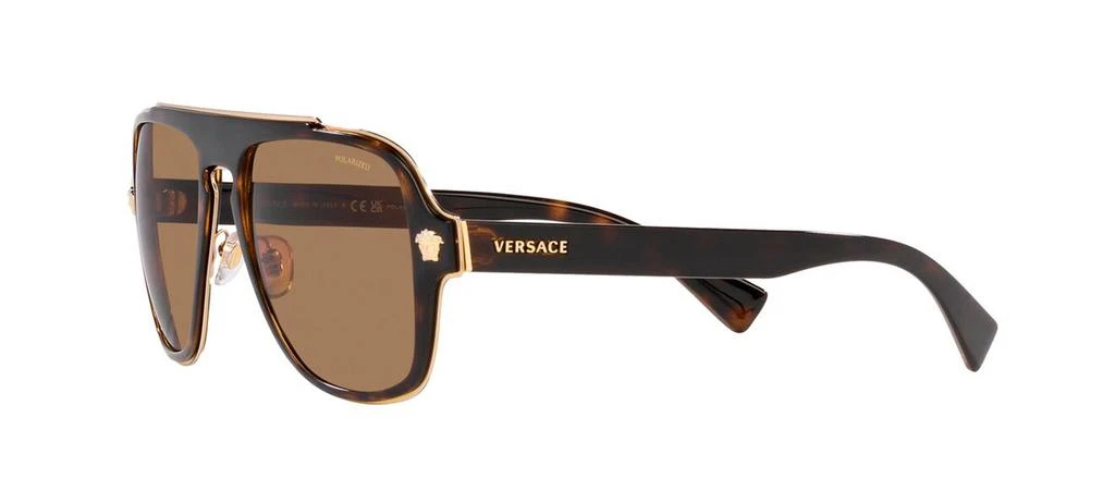 商品Versace|Versace 0VE2199 1252LA Navigator Sunglasses,价格¥2707,第3张图片详细描述