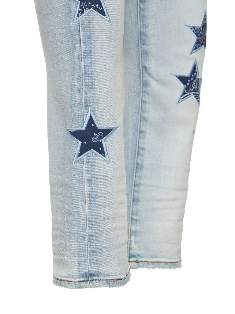 商品AMIRI|Bandana Star Stretch Denim Jeans,价格¥5704,第3张图片详细描述