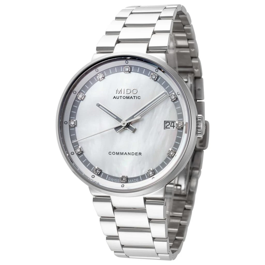 商品MIDO|美度指挥官II  系列 女士机械腕表 33mm M0142071111680,价格¥3017,第1张图片