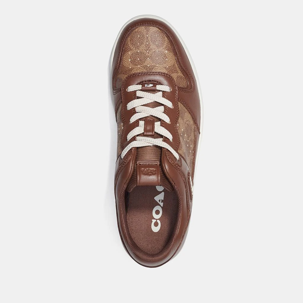 商品Coach|Coach Men's C201 Leather Trainers,价格¥1105,第3张图片详细描述