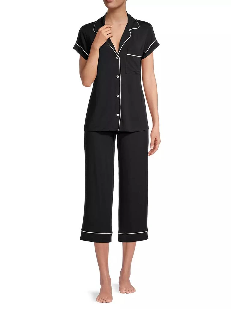 商�品Eberjey|Gisele Cropped Pajama Set,价格¥1016,第2张图片详细描述